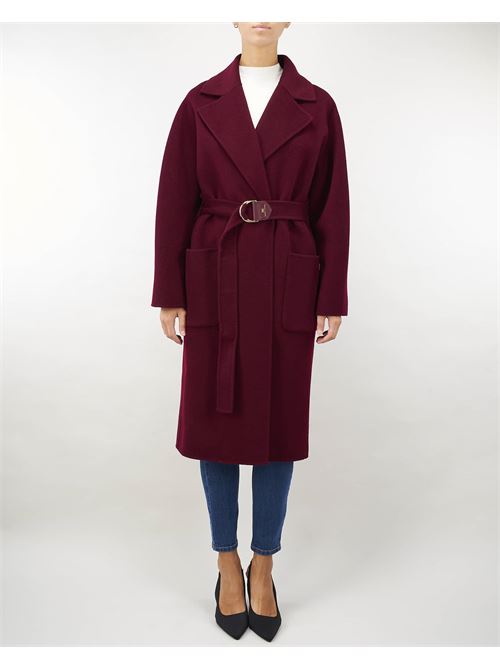 Cappotto vestaglia in lana Elisabetta Franchi ELISABETTA FRANCHI | Cappotto | CP54D46E2CG3